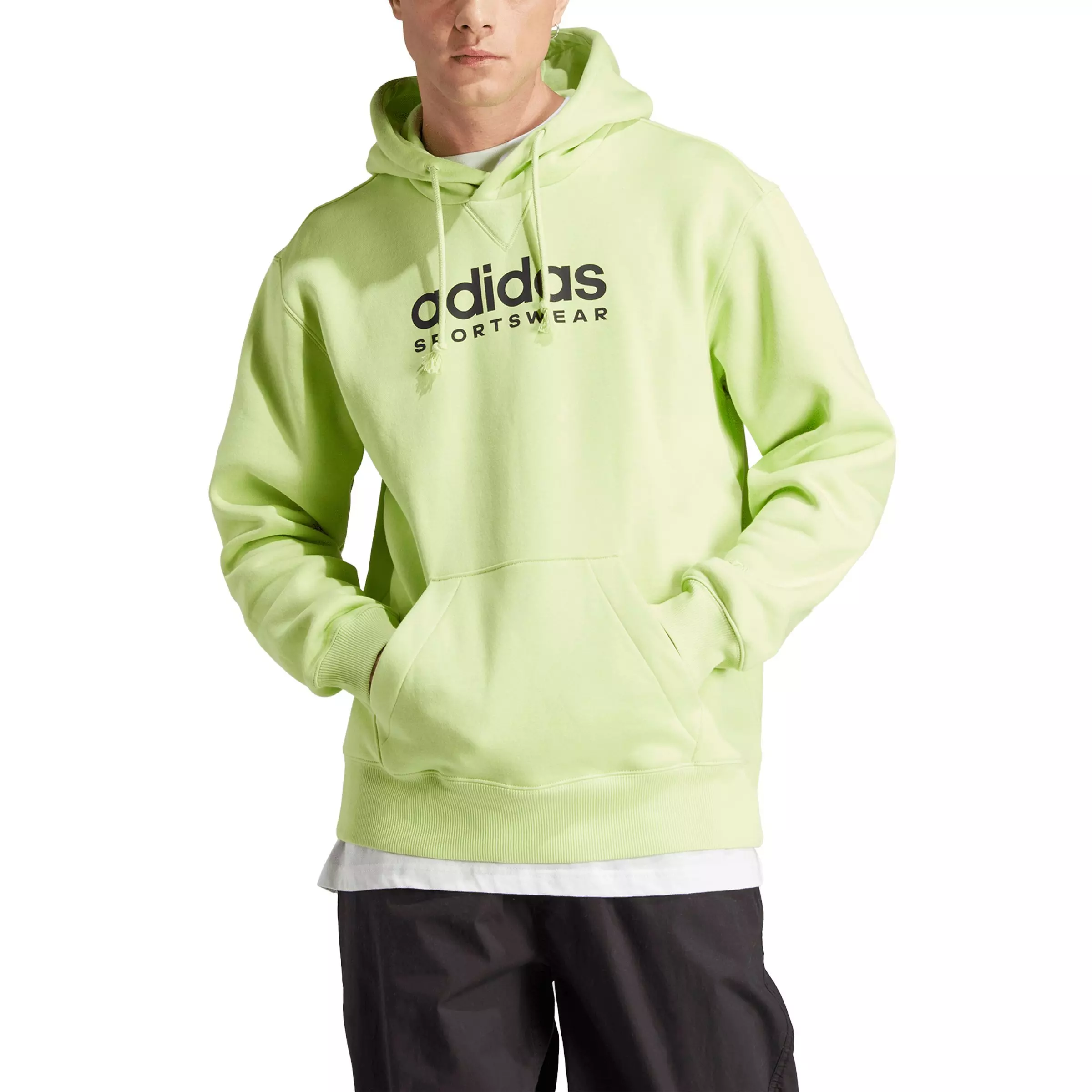 Adidas hot sale hoodie neon